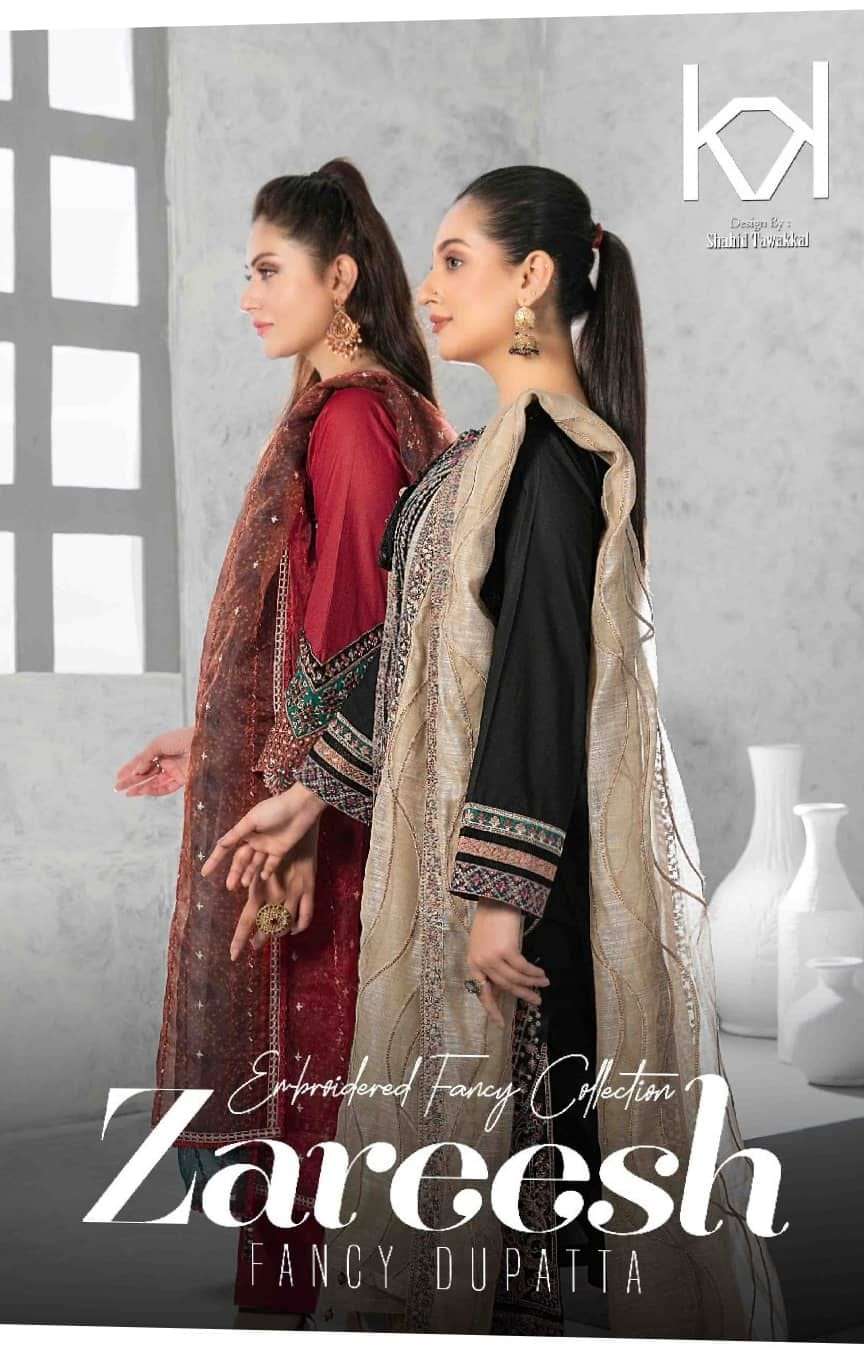 Tawakkal Zareesh Embroidered Embellished Lawn Collection 2023
